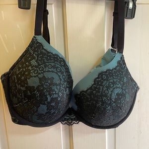 Teal and Black Torrid Bra